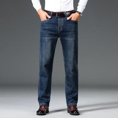 Мужские джинсы Yiliteng в стиле business casual прямого кроя YTMSDKY9345
