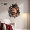 Christmas Bedroom Decor Wall Stickers, 3D Holiday Decals for Living Room And Party Decor, Removable PVC Festive Art Home Entrance Classroom