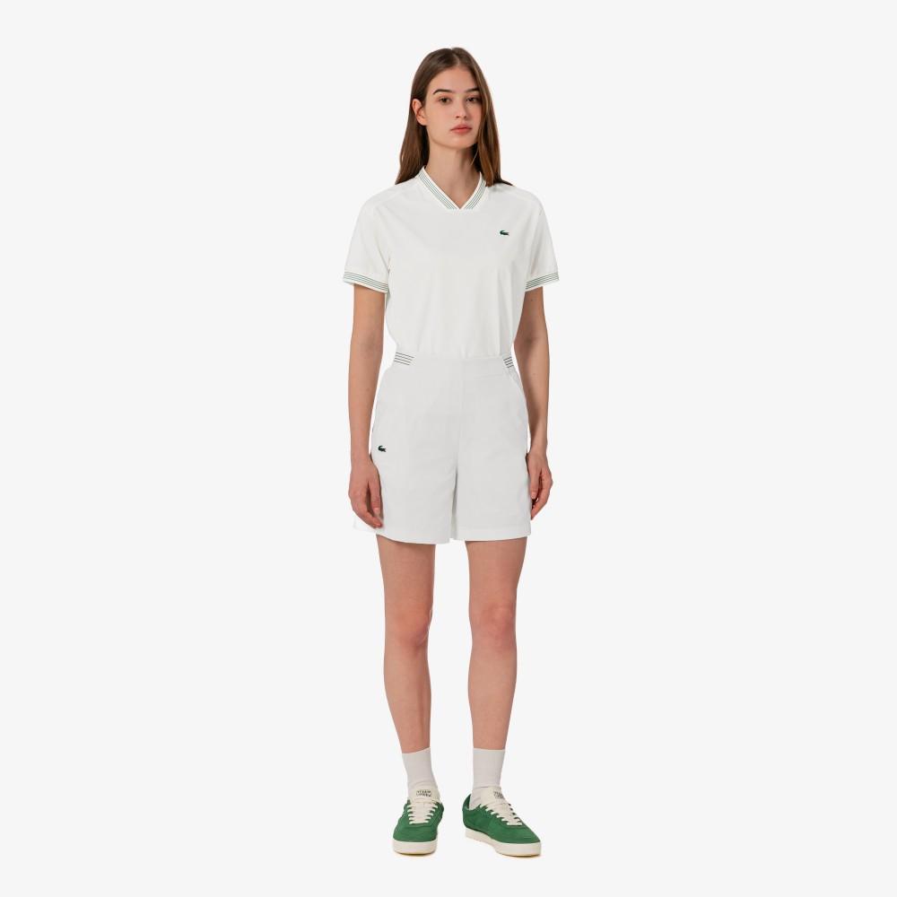 [lacoste] Women's Woven Setup Bermuda Shorts GF420E-56G70V