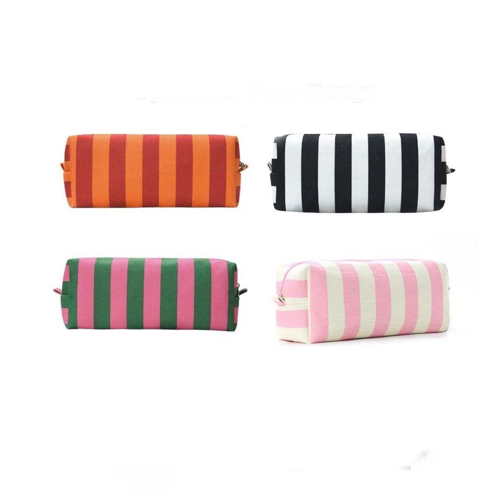 Dustproof Hair Dryer Storage Bag Stripe Cosmetic Bag Curler Storage Bag Hair Tools Storage