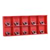 10Pcsset CNC Carbide Tip Inserts Blade Cutter Lathe Turning Tool with Box DCGT070204AK