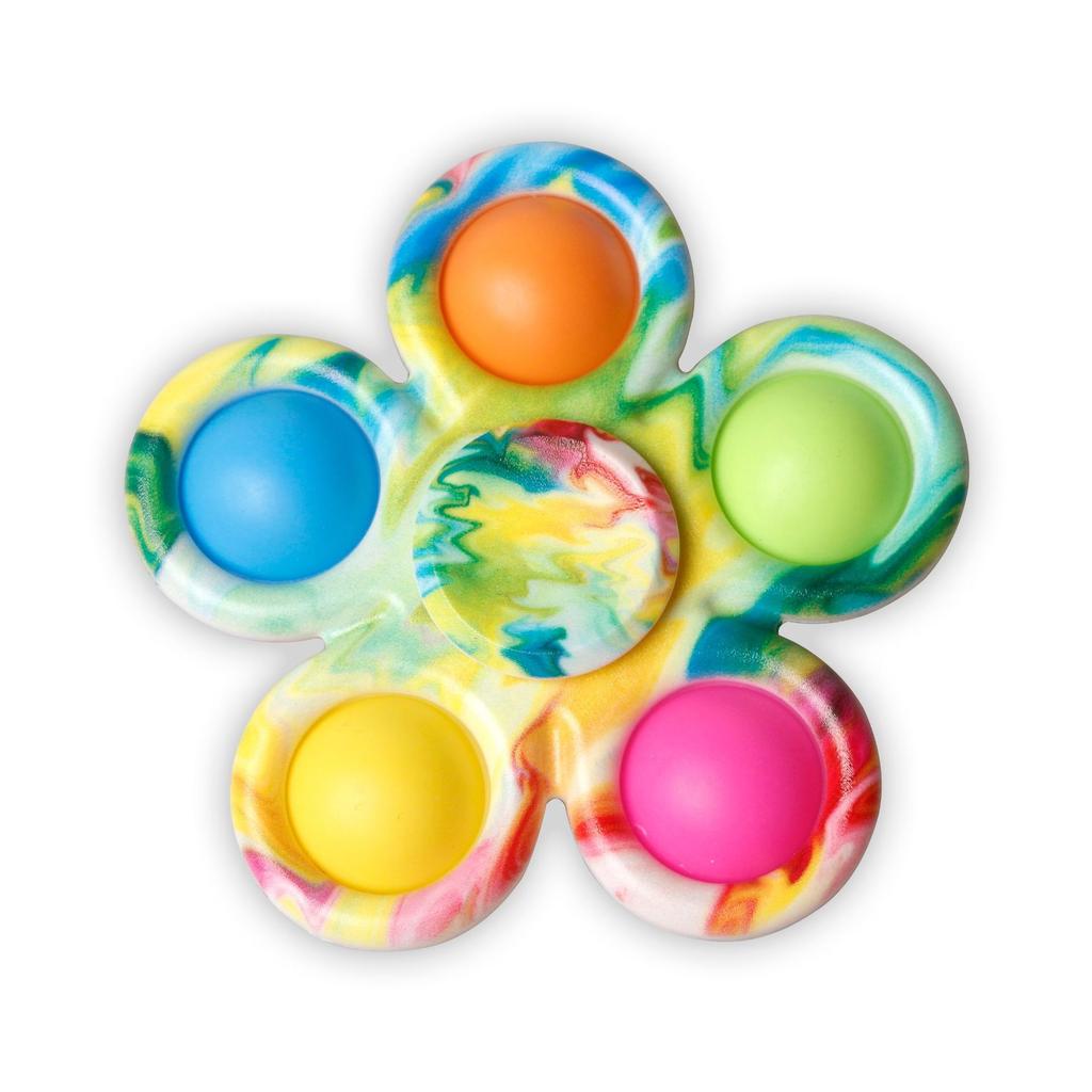 Тай-дай Простой Спиннер-Непоседа Попс Игрушки для пальцев Нажимной Пузырь Ручной Спиннер Для СДВГ Тревожности Снятия Стресса Сенсорные Подарки Для Детей