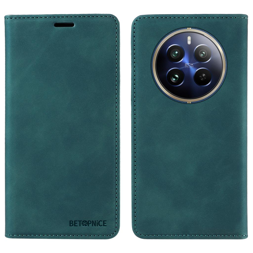 BETOPNICE 003 Для Realme 13 Pro 5G (Глобальный)/13 Про+ 5G (Глобальный)/P1 Pro 5G/12 Pro+ 5G/12 Pro 5G Кошелек Чехол Кожаный Чехол для Телефона Подставка
