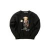 Polo Bear Print Crewneck Sweatshirt Women Sweatshirt Black 211823689-001