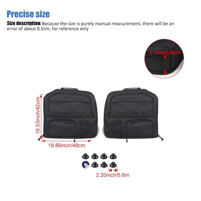 Автомобильная сумка-органайзер для задней двери, подходит для Suzuki Jimny 2007-2017, укладка автомобильных аксессуаров