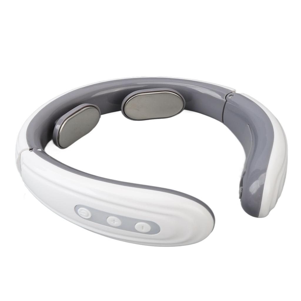 Электрический импульсный массажер для шеи, беспроводной, интеллектуальный, с подогревом, портативный, U-образный массажер для облегчения боли