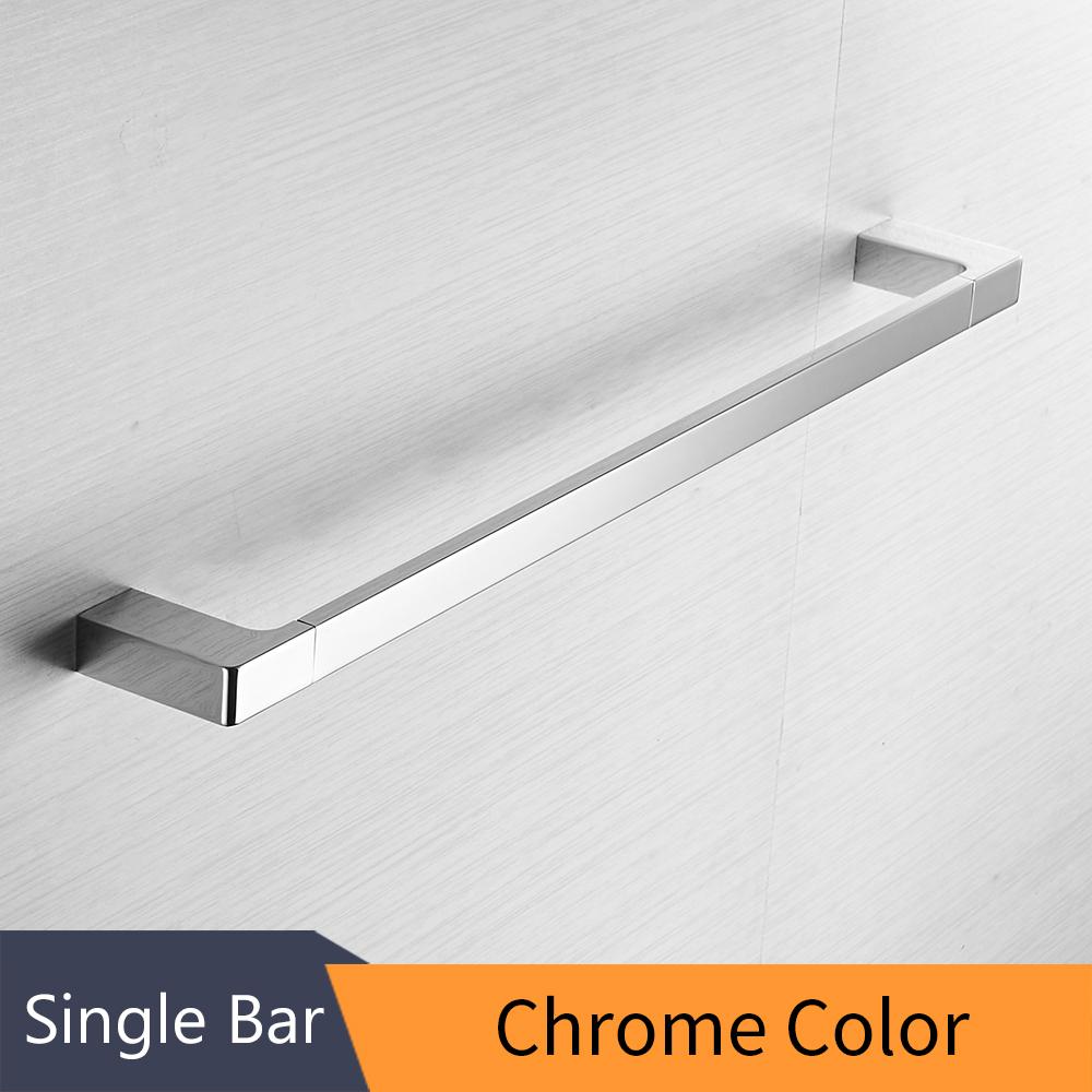 Metal Bathroom Series European Modern Towel Ring Toilet Paper Holder Cup Holder Robe Hook Bathroom Hardware FM-5700