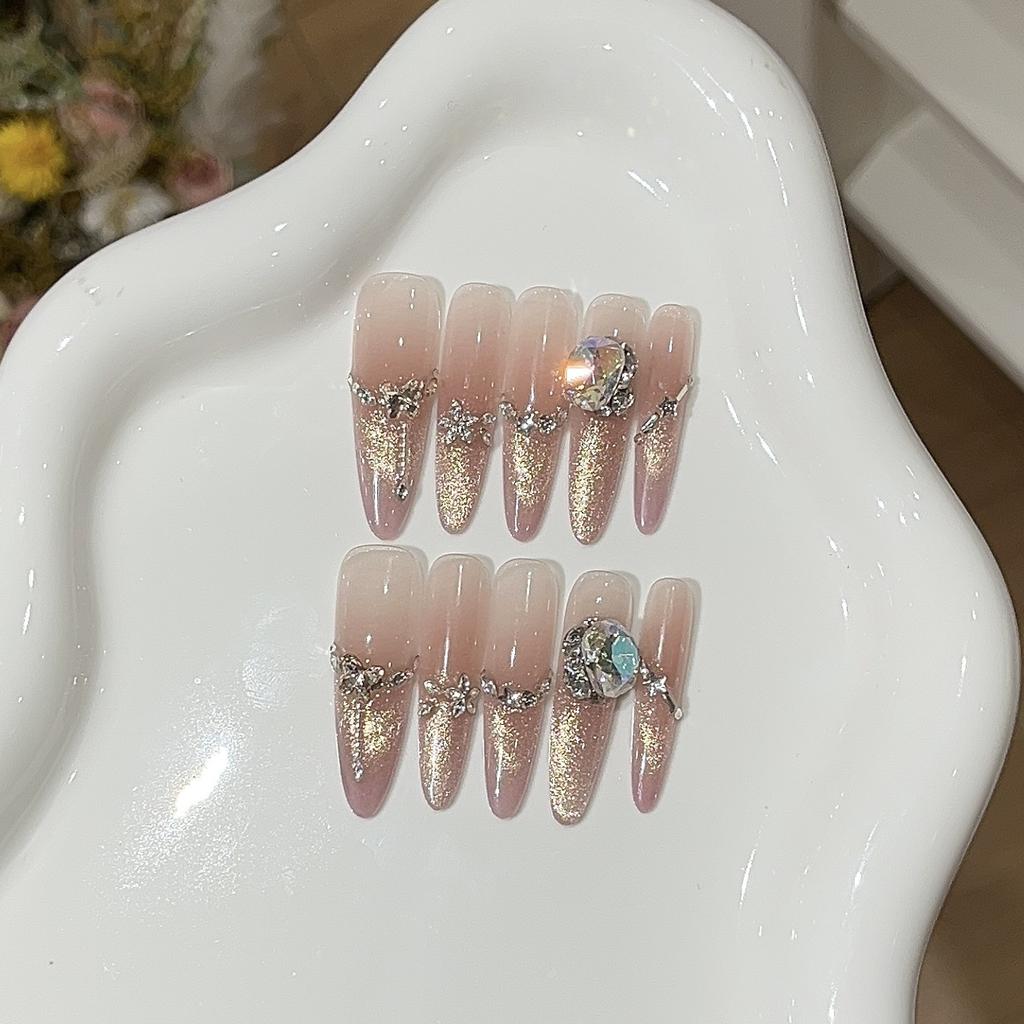 Весенний нежный стиль, белый и сверкающий, кошачий глаз, темперамент, дизайн, чувство, сломанный бриллиант, броня