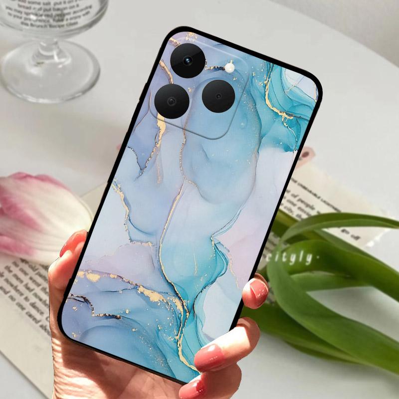 Для Realme 15T 5G Чехол Роскошный Модный Ударопрочный Силиконовый Мягкий ТПУ Чехол для Телефона Для Realme 15 T Realme15T RMX5111 RMX5112 Бампер