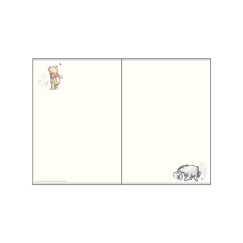 Sunstar Stationery Disney Planner 2026 Monthly B6 Winnie the Pooh Flower S2958880