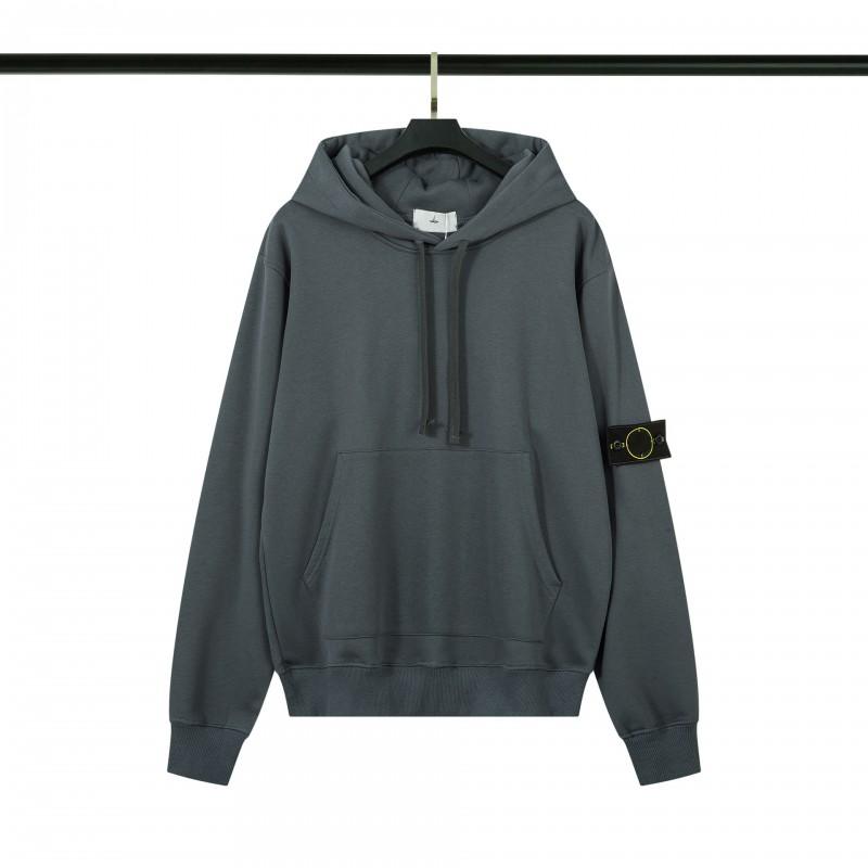 ST Худи Streetwear Мужское Женское Свободный Крой Повседневное