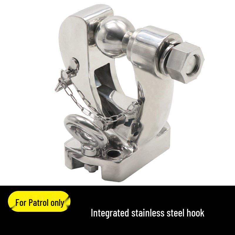 Фаркоп Nissan Patrol Y62 и быстросъемный буксировочный крюк из нержавеющей стали для Y61