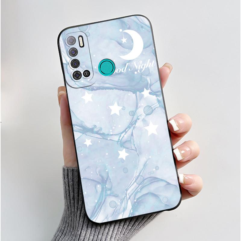 Для Tecno Pouvoir 4 Pro LC8 Чехол Эстетичный Милый Кот Ударопрочный Силиконовый Мягкий ТПУ Чехол Для Tecno Pouvoir 4 Чехол LC7 Оболочка Funda