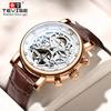 New Men's Watch Diamond Day and Night Star Tourbillon Business Watch Leisure Calendar Mechanical Watch