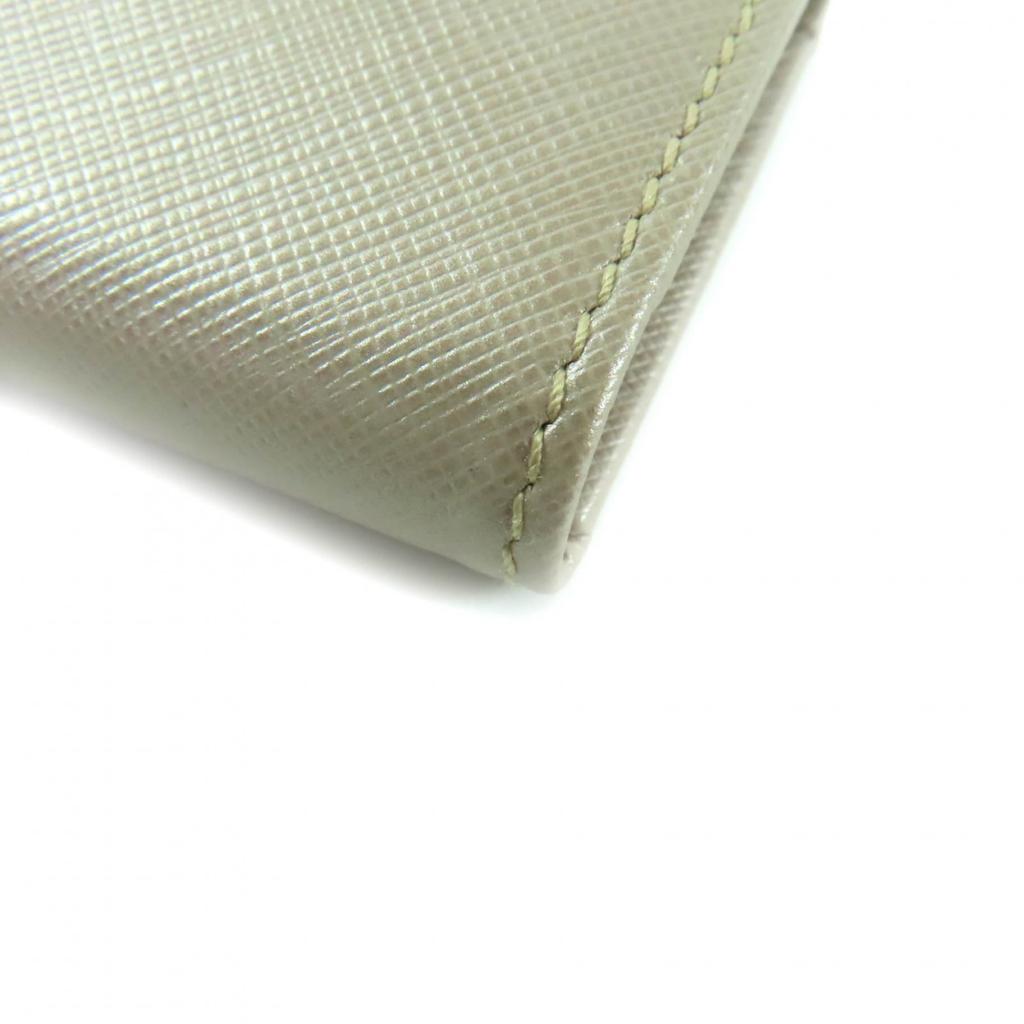 Excellent Salvatore Ferragamo Key holder  Champagne Gold leather Women 224627 Used