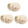 3Pcs Cartoon Wall Protector Silicone Doorknob Bumper Pad  for Bedroom