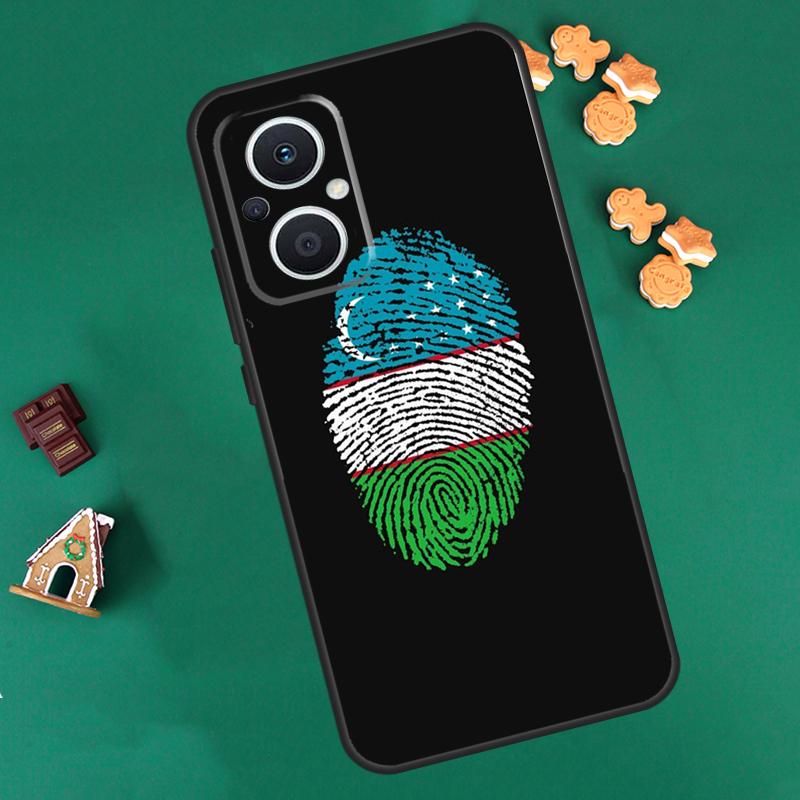 Чехол с гербом Узбекистана для OPPO Reno 10 Pro 4Z 5Z 8T 4 5 6 7 8 Lite OPPO Find X6 Pro X3 X2 Neo X5 Lite