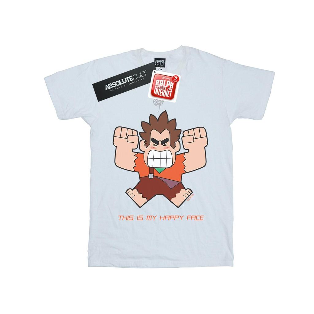 Disney Mens Wreck It Ralph Happy Face T-Shirt