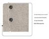 2025 European & American High-End Wool Knitted Flower Button Neck Warmer for Autumn/Winter