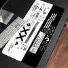 Белые Коврики для Мыши Printstream Игровые Коврики для Мыши Большой Коврик для Мыши Геймерский Резиновый Коврик Резиновый Настольный Коврик Компания Длинные Настольные Коврики XXL Для Csgo