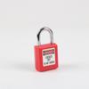 25mm Color Safety Lockout Padlock with Key Unlock Durable Nylon Body and Steel Shackle for Easy Installation Energy Isolation