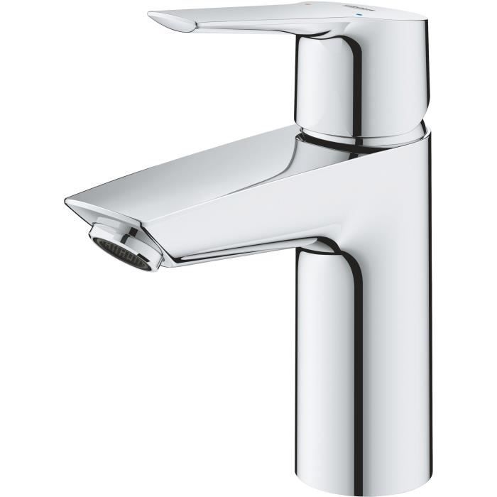 Mitigeur monocommande lavabo grohe start - taille s - limiteur de température - économie d'eau - 23550002
