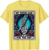 Not Enough Sage Skeleton Tarot Graphic Tee Breathable Cotton Casual Trip T-Shirt