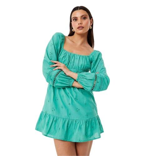 Jack Wills Womens/Ladies Boho Broderie Long-Sleeved Mini Dress
