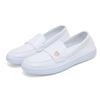 Fashion Women's Soft Sole White Breathable Non Tiring Foot Comfortable Non Slip Single Shoe Spring/summer New Casual Flat Shoes