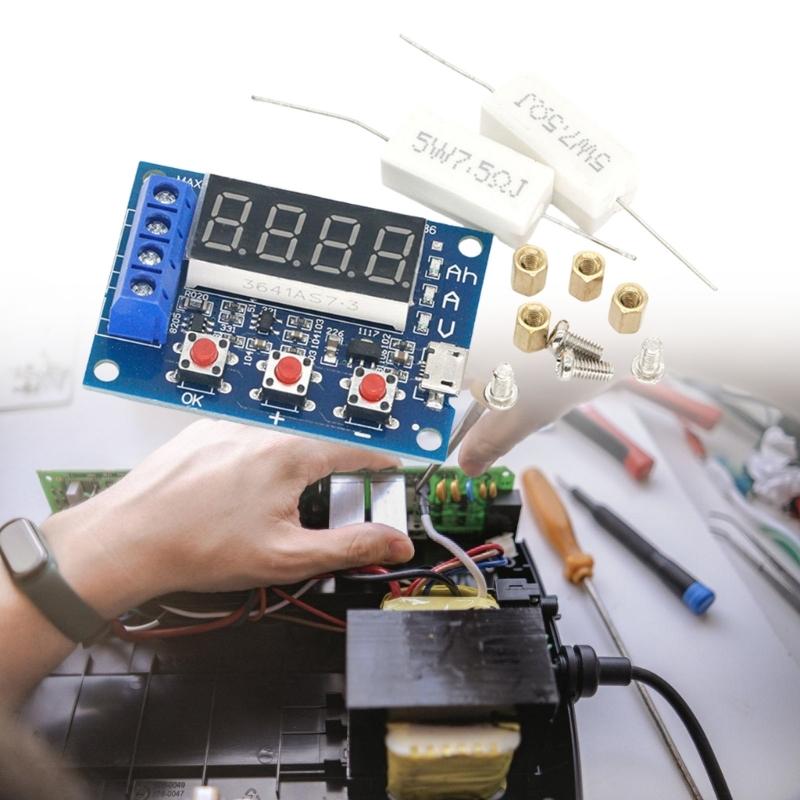 Advanced Cooling System 18650 26650 Battery Tester Metal Construction Long Performances