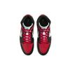 Женские кроссовки Air Jordan 1 Mid Alternate Bred Toe Black White Gym-Red BQ6472-079