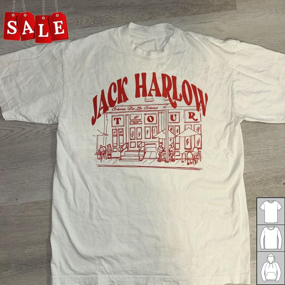 Новая рубашка Jack Harlow Crème De La Crème Подарок для фанатов Унисекс S5XL WE734 Унисекс Футболка