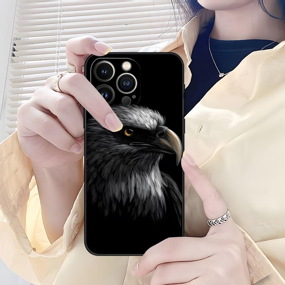 Чехол для телефона Animal Lion Wolf Tiger Eagle Apple Для Iphone 15 Pro Max 14 Pro 16 Plus 13 Mini 11 12 Xr X Xs 7 8 Plus Задняя крышка