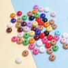 500g/lot Acrylic Charm Spacer Flat Round Beads DIY Necklace Bracelet Wheel Bead for Jewelry Making Accessories 8*4.5mm