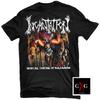 INCANTATION cd cvr MORTAL THRONE OF NAZARENE Официальная Футболка XL Новая дьявольская Унисекс Футболка