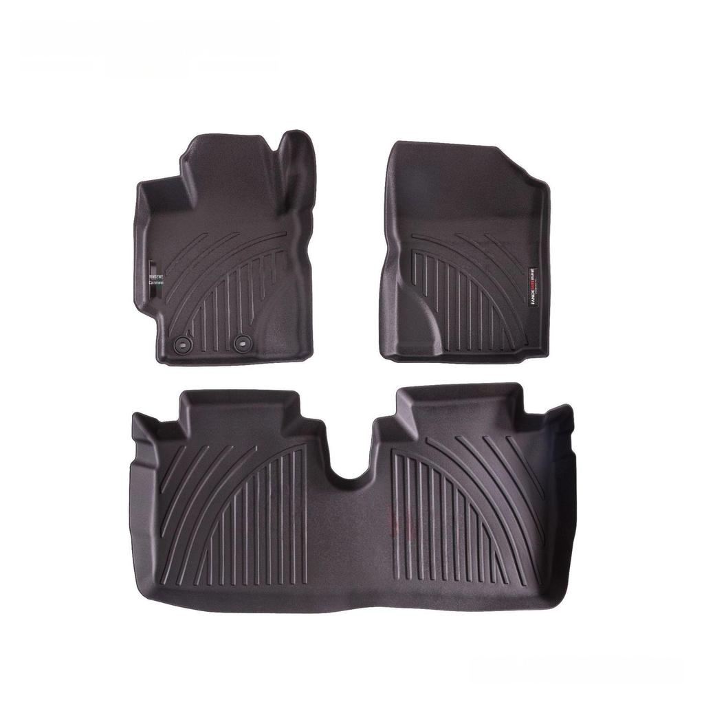 3D Всепогодные коврики и водонепроницаемый вкладыш в багажник из TPE для Toyota Vios 2013-2017