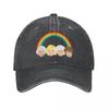 Golden Girls LGBT Pride Baseball Cap Distressed Washed Snapback Hat 80s Friend Outdoor All Seasons Travel Adjustable Fit Cap Hat