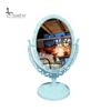 Cosmetic Mirror Functional Durable Desk Type Antique Vintage European Style Desktop Makeup Mirror for Makeup