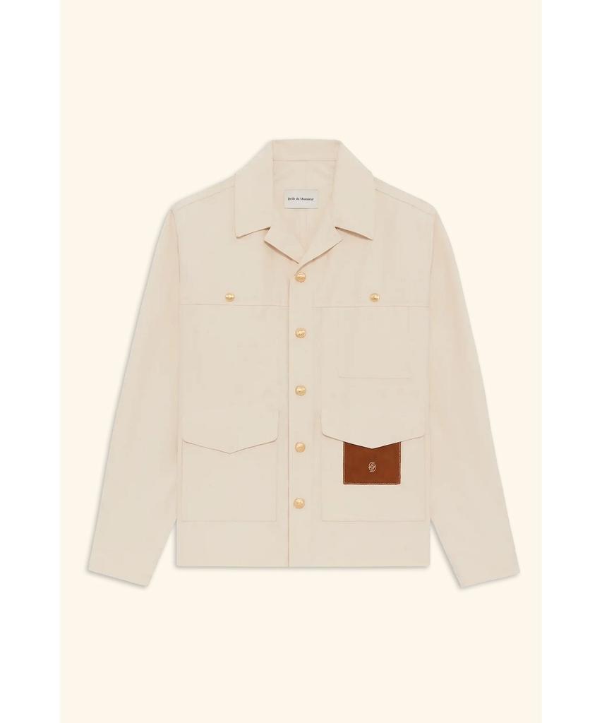DROLE DE MONSIEUR Pocket Cotton Jacket Veste Cotton Poches D0Jam26111Whm
