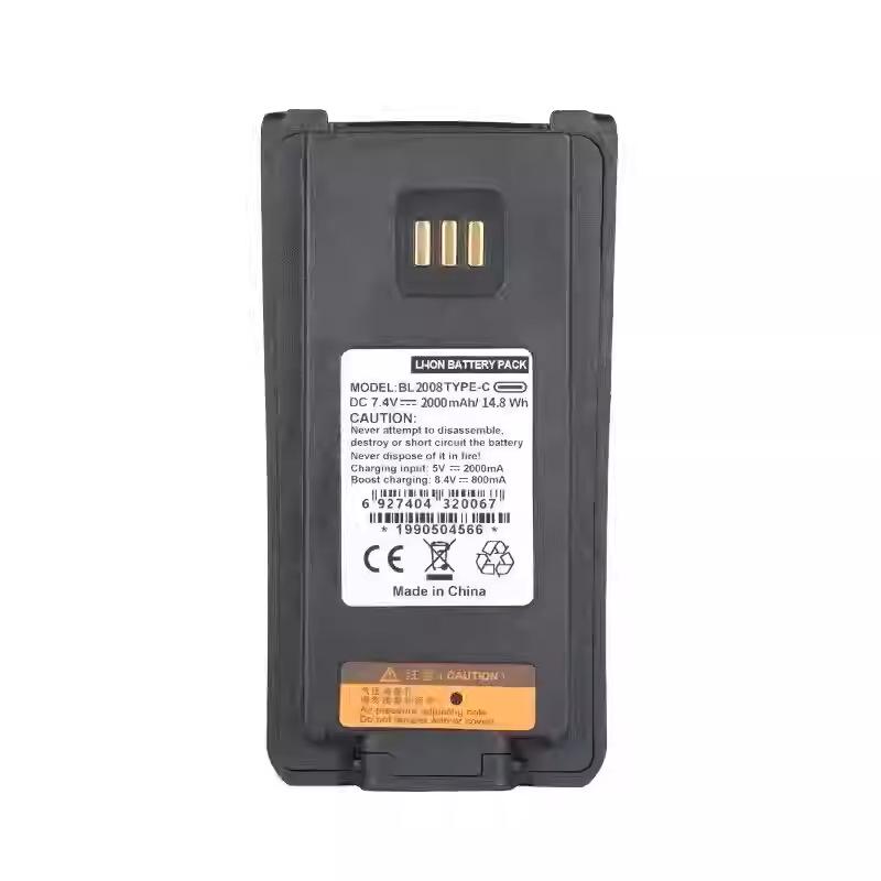 PD700 Series Digital Walkie-Talkie Battery BL2006/BL2008 with Type-C Charging Circuit Board