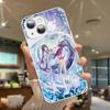 Genshin Impact Коломбина Закаленное Стекло Для iphone 14 13 12 11 Pro Mini XS MAX 14Plus X XS XR Чехол