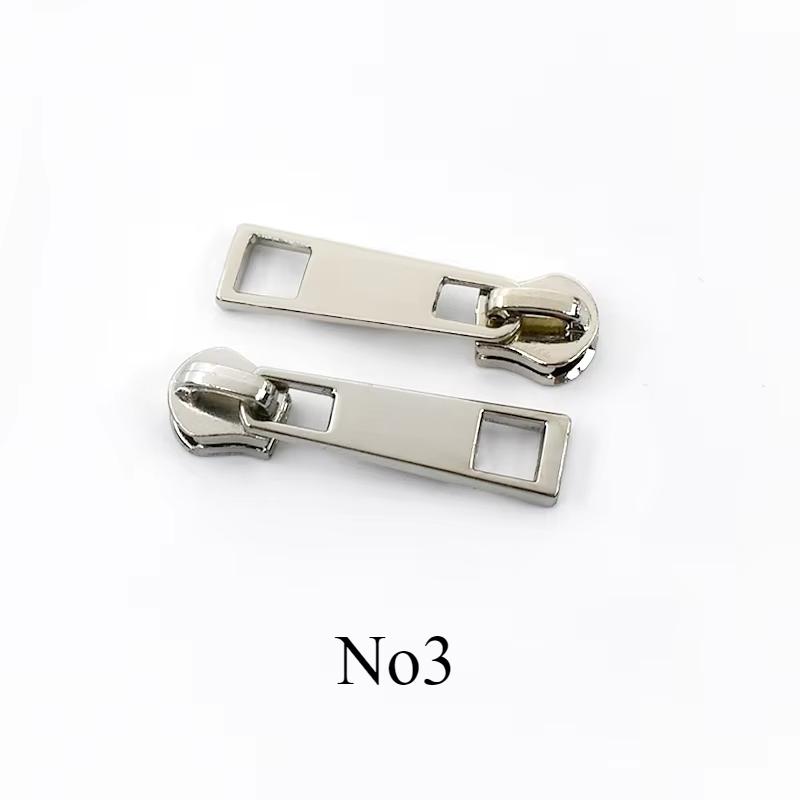 Meetee 5/10 шт. №3 №5 №8 Металлический бегунок для молнии Швейные молнии Ползунок для одежды Сумки Карманные молнии Ремонт DIY Аппаратные аксессуары