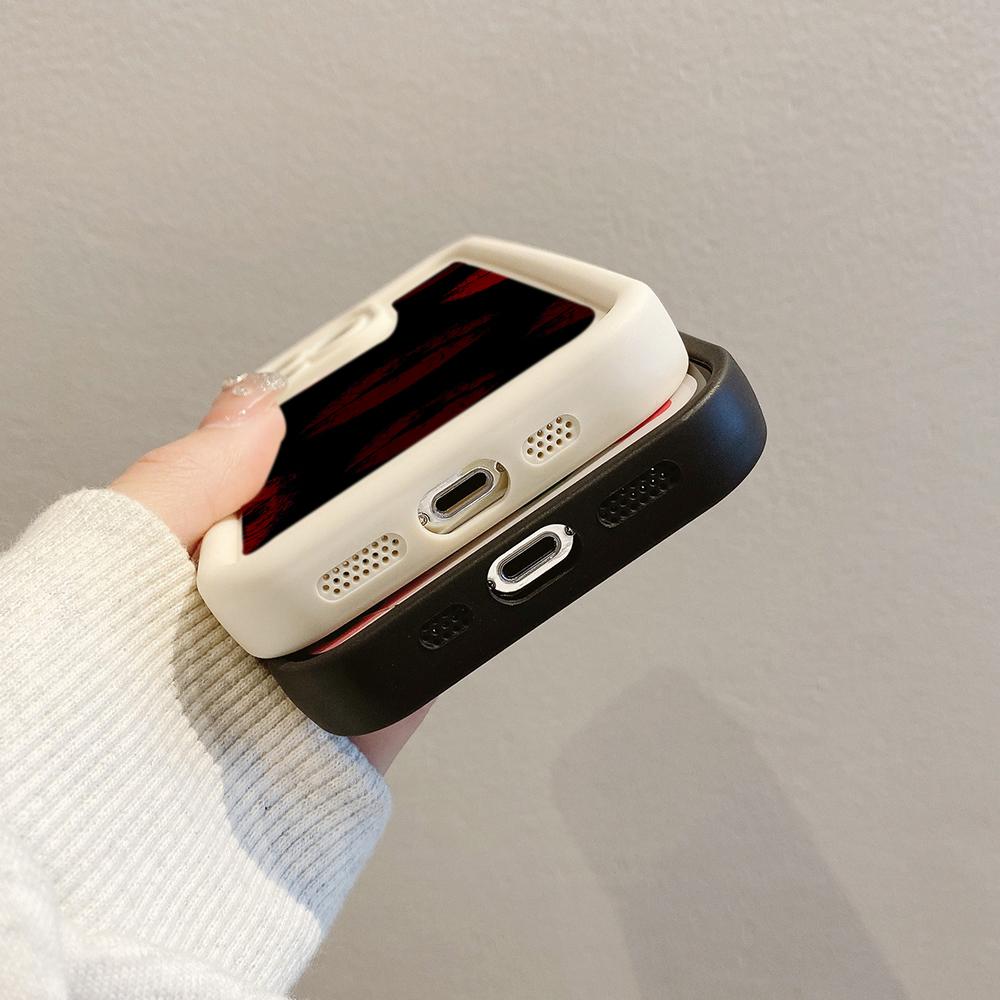 LZ23 Lips Kiss Heart Design Art Silicone Phone Case for iPhone 11 13 14 15 16 Pro Max 7 8 16 Plus 12 Mini XS Max XR Shockproof Back Cover