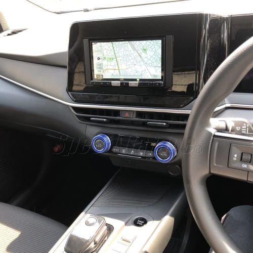 Speed Arage Nissan New Note E13 SNE13 Type Air Conditioner Switch Dial Ring Cover Frame Garnish Blue for NISSAN NOTE 2020 Interior Dress Up Custom