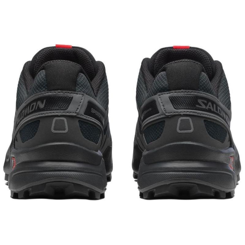 SALOMON Speedcross 3 Противоскользящие Износостойкие Низкие Кроссовки для Активного Отдыха Мужские Черные Циановые Кроссовки 477317