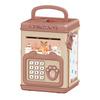 Kids Money Saving Box Fingerprint Safe Password Cartoon Manual Educational Electronic Coin Bank
