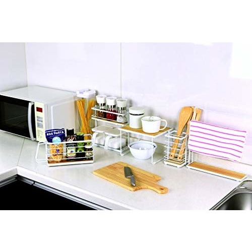 PEARL METAL Складная полка для специй, Naturea, HB-5082, Белый