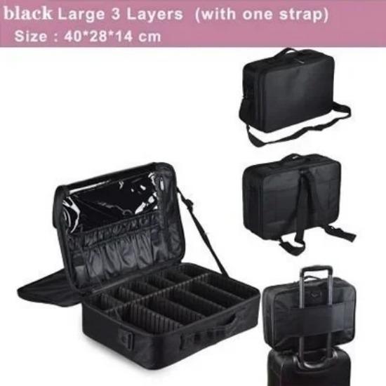 Новая косметичка, профессиональная косметичка, водостойкая женская косметичка, органайзер для макияжа, большая вместительная дорожная сумка для хранения, сумки