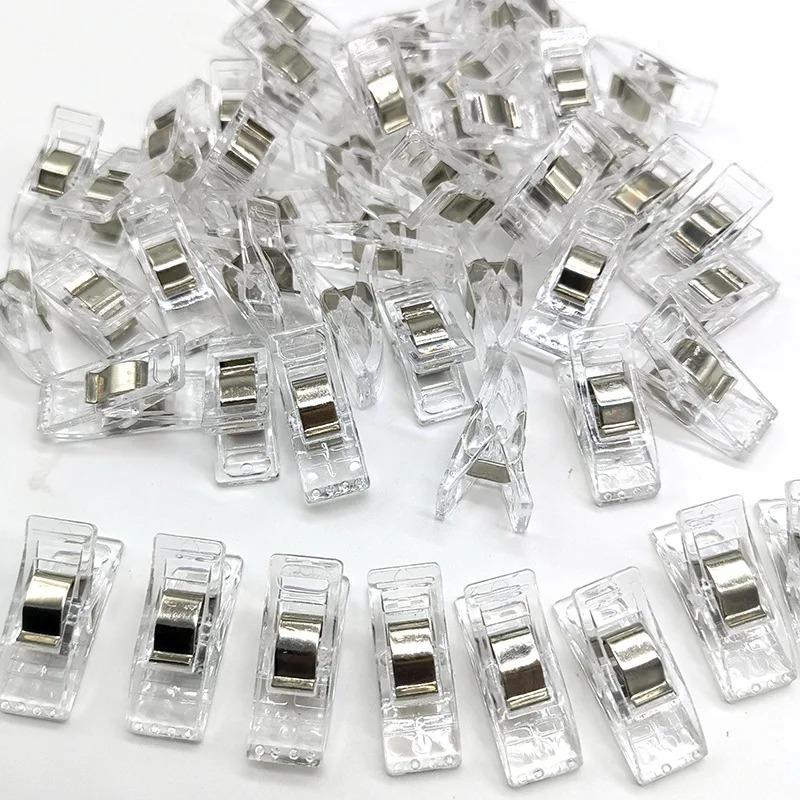 50-500 шт. многоцелевые разноцветные зажимы 50 шт. швейные зажимы пластиковые булавки для одежды вязальная бумага для хранения ткани швейный инструмент для рукоделия