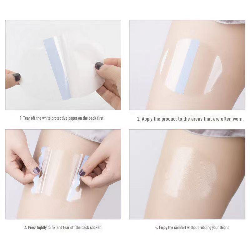 Наклейки против натирания бедер - Невидимые, водонепроницаемые, защищающие от пота перчатки для мужчин и женщин - Летнее решение для сжигания жира
